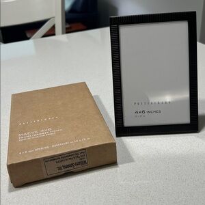 Pottery Barn Picture Frame Maeve Bronze Finish 4x6 NWT in box